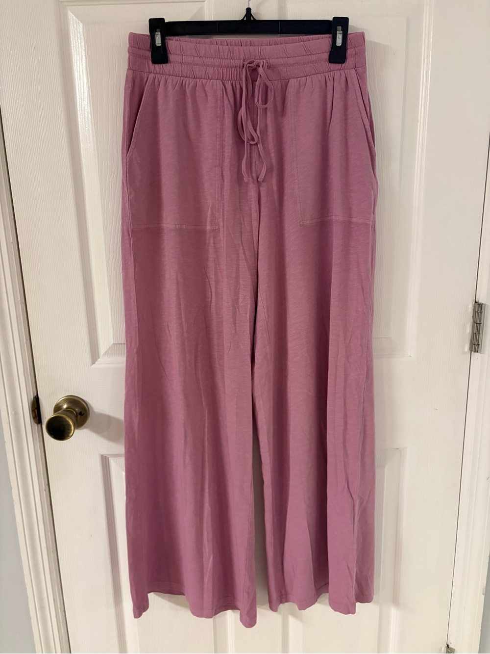 new american eagle Women’s Pink Wide-Leg Drawstring Pants